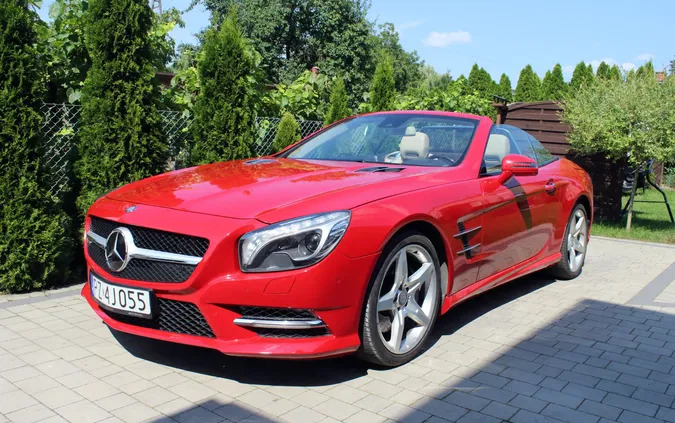 śląskie Mercedes-Benz SL cena 184000 przebieg: 176965, rok produkcji 2013 z Poznań